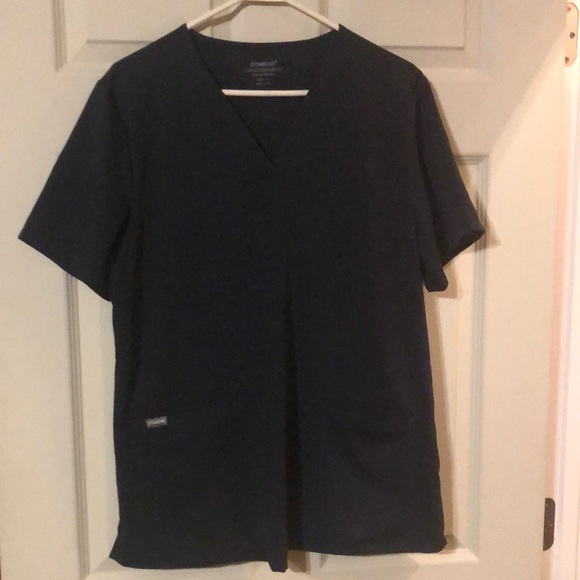 Comenii scrubs large new dark charcoal almost black - Picture 1 of 5